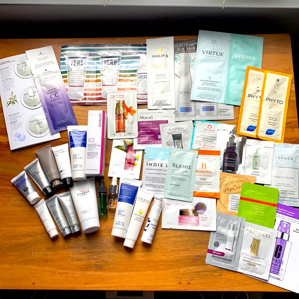 Bundle of beauty samples